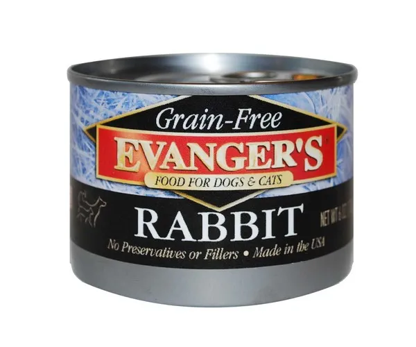 24/6oz Evanger's Grain-Free Rabbit For Dogs & Cats - Health/First Aid
